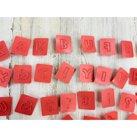 1990s Vintage Crayola Stamps-A-Lot Rubber Ink Stamp Lot 80+ Pcs - Picture 4 of 10